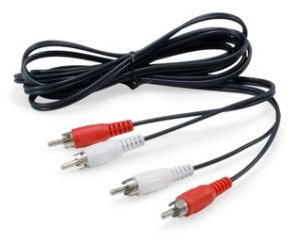 Equip 147094 - 2 x RCA - Männlich - 2 x RCA - Männlich - 2,5 m - Schwarz