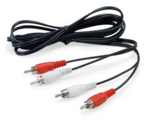 Equip 147094 - 2 x RCA - Männlich - 2 x RCA - Männlich - 2,5 m - Schwarz, Ansicht 2