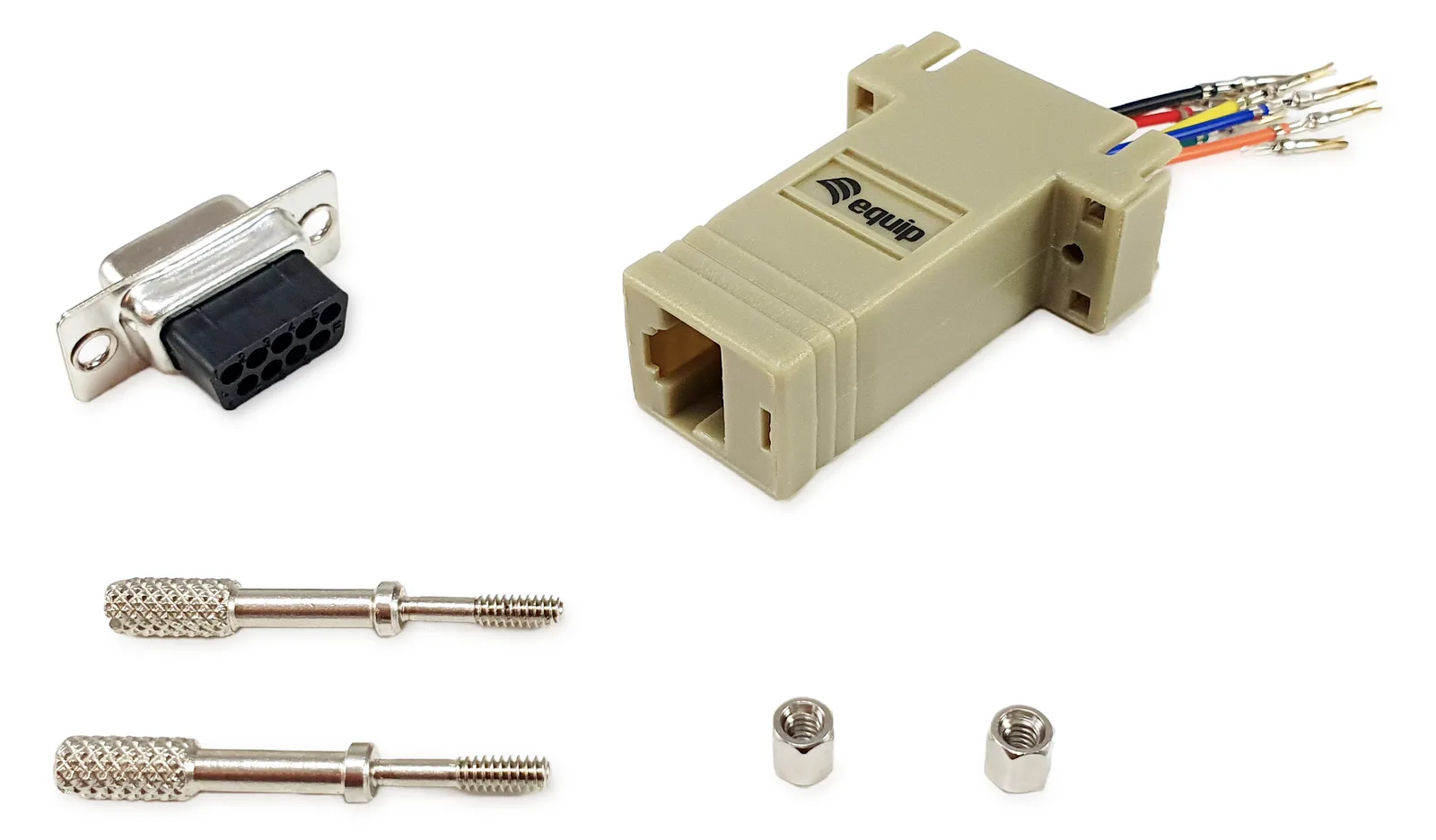 Equip Adapter DB9 -> RJ45 Bu/Bu TIA/EIA-561 - Adapter, Ansicht 3