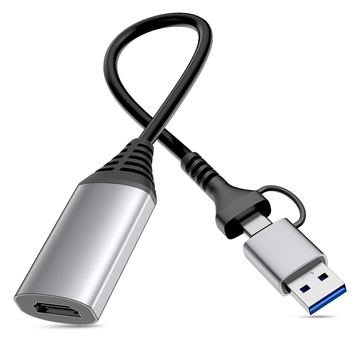 Equip Adapter Usb-C/A->Hdmi 1920x1080/60Hz Alu. - Adapter - Digital/Daten von LumaTech