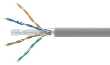 Equip Bulkkabel - 305 m - abgeschirmt F/UTP - CAT 6 - halogenfrei, robust - gray (RAL 7035) von LumaTech