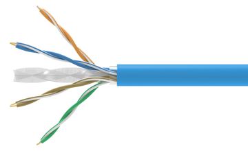 Equip Bulkkabel - 305 m - UTP - CAT 6a - halogenfrei, robust - blau (RAL 5012) von LumaTech