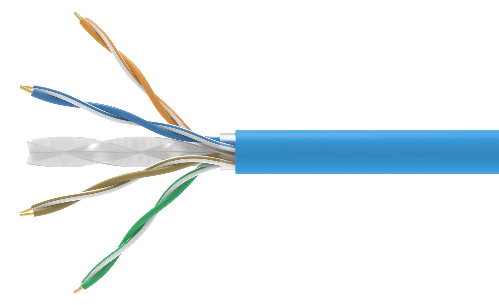 Equip Bulkkabel - 305 m - UTP - CAT 6a - halogenfrei, robust - blau (RAL 5012)