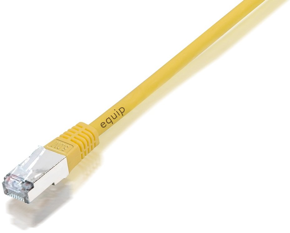 Equip Cat.5e F/UTP Patchkabel - 2.0m  - Gelb - 2 m - Cat5e - F/UTP (FTP) - RJ-45 - RJ-45 - Gelb