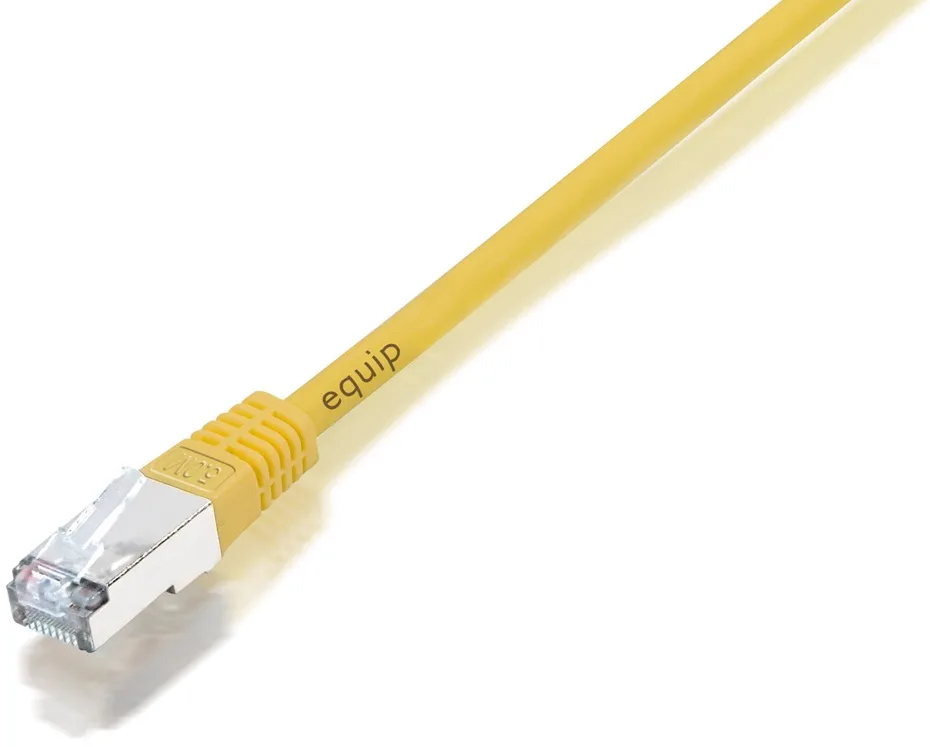 Equip Cat.5e F/UTP Patchkabel - 2.0m  - Gelb - 2 m - Cat5e - F/UTP (FTP) - RJ-45 - RJ-45 - Gelb, Ansicht 2