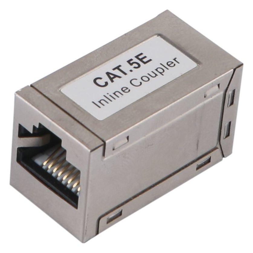 Equip Cat.5e geschirmter modularer Inline-Koppler - RJ-45 - RJ-45 - Silber