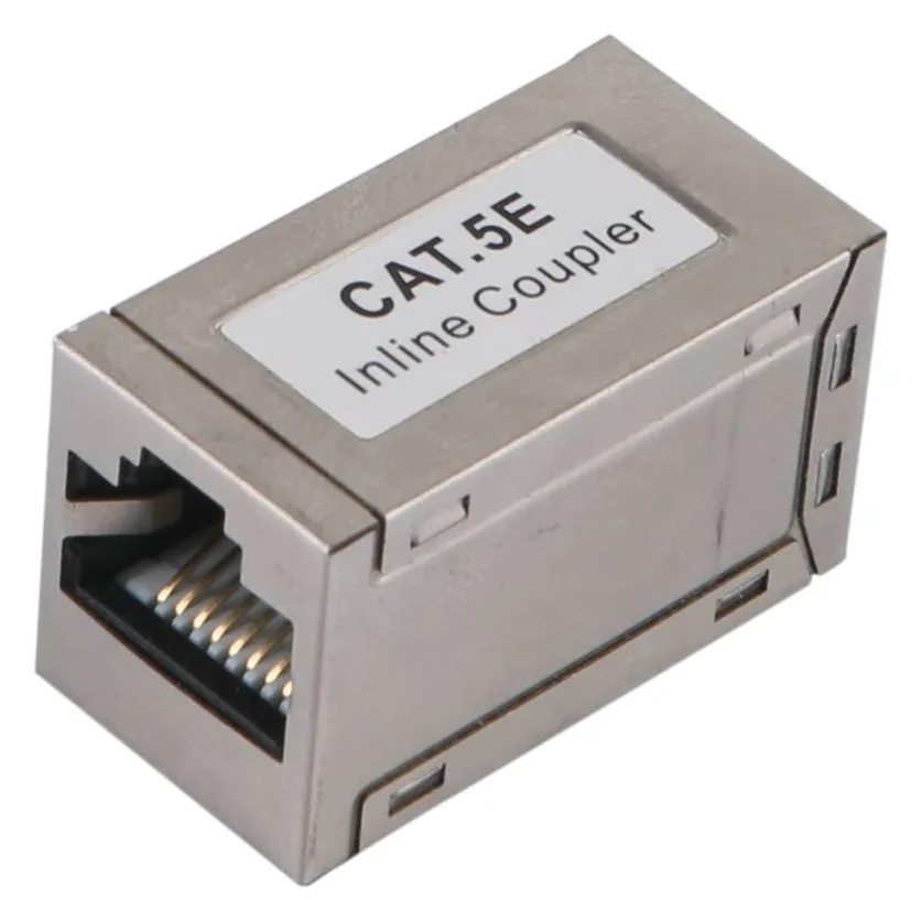 Equip Cat.5e geschirmter modularer Inline-Koppler - RJ-45 - RJ-45 - Silber, Ansicht 2