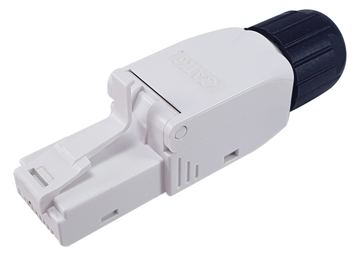 Equip Cat.6 Tool-free RJ45 Stecker - 5 Stück/Set - RJ-45 - Schwarz - Weiß - Männlich - Gerade - Polycarbonat (PC) - Cat6 von LumaTech