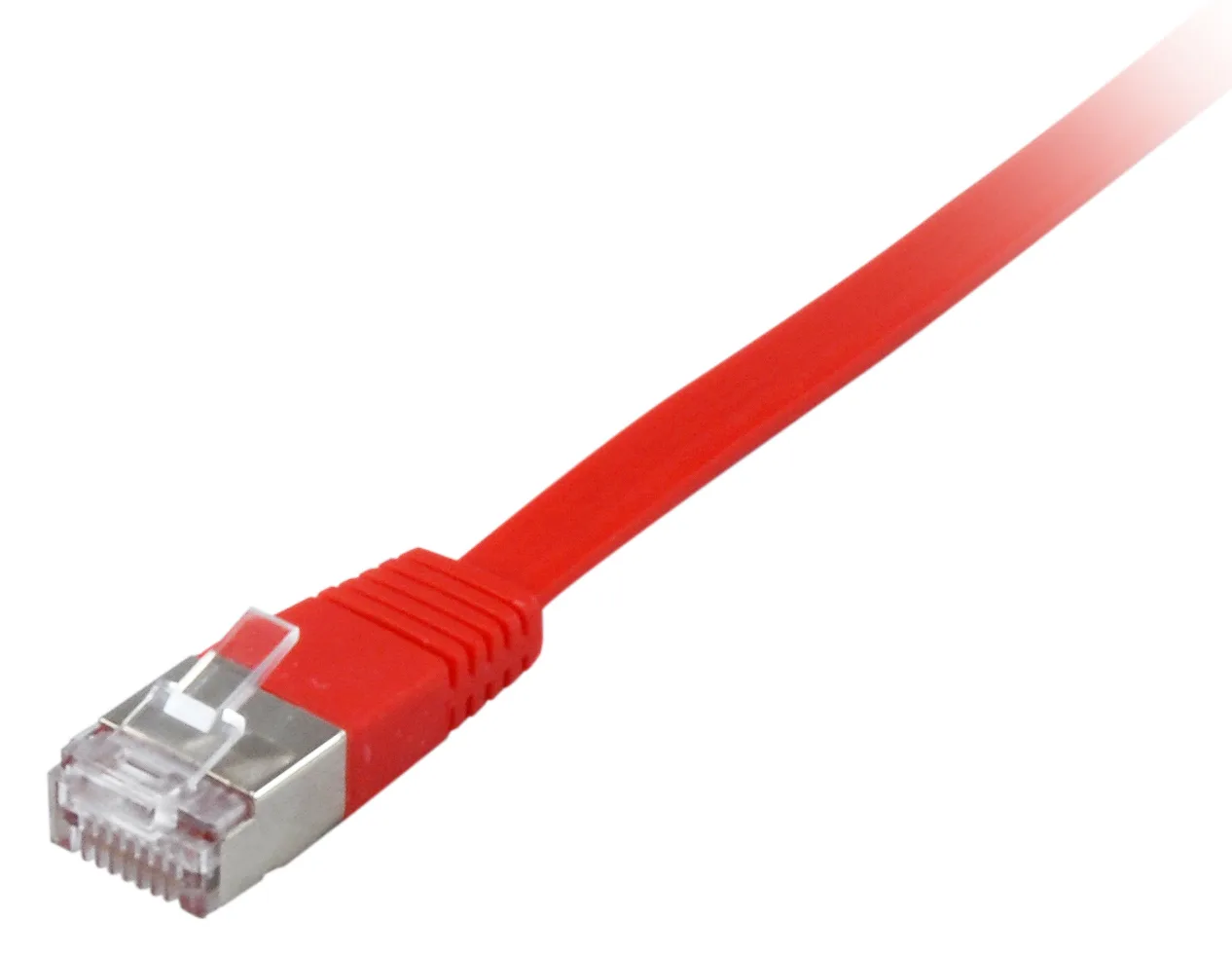 Equip Cat.6A U/FTP Flat Patchkabel - 1m - Rot - 1 m - Cat6a - U/FTP (STP) - RJ-45 - RJ-45 - Rot, Ansicht 2