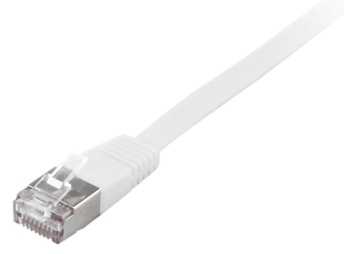 Equip Cat.6A U/FTP Flat Patchkabel - 1m - Weiß - 1 m - Cat6a - U/FTP (STP) - RJ-45 - RJ-45 - Weiß, Ansicht 2
