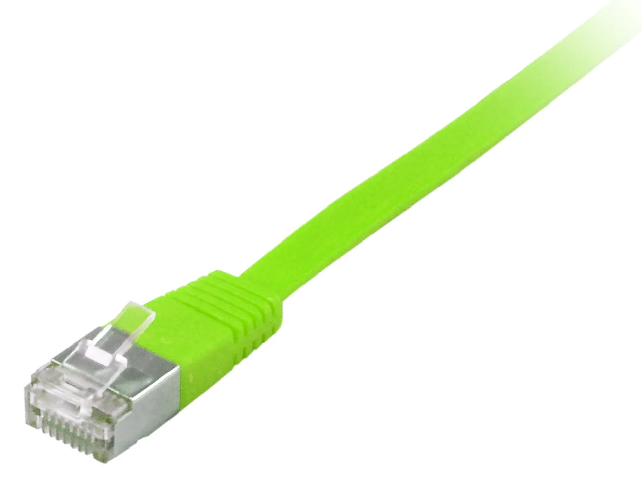 Equip Cat.6A U/FTP Flat Patchkabel - 3m - Grün - 3 m - Cat6a - U/FTP (STP) - RJ-45 - RJ-45 - Grün, Ansicht 2