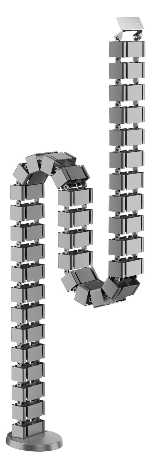 Equip Deluxe-Kabelführungsrücken - Grau - Kabelmuffe - Tisch/Bank - ABS Synthetik - Aluminium - Grau von LumaTech