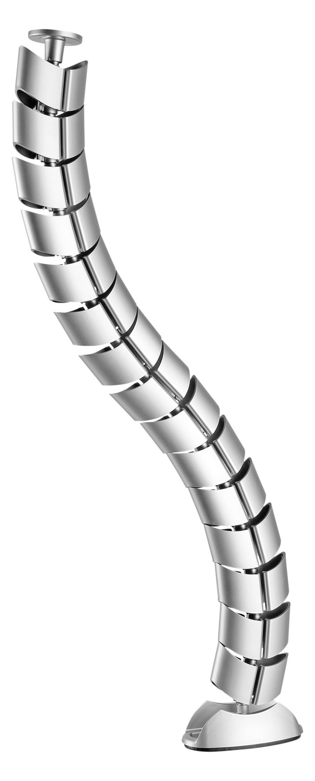 Equip Doppelkanal-Kabelführungsrücken - Silber - Kabelmuffe - Tisch/Bank - ABS Synthetik - Silber von LumaTech