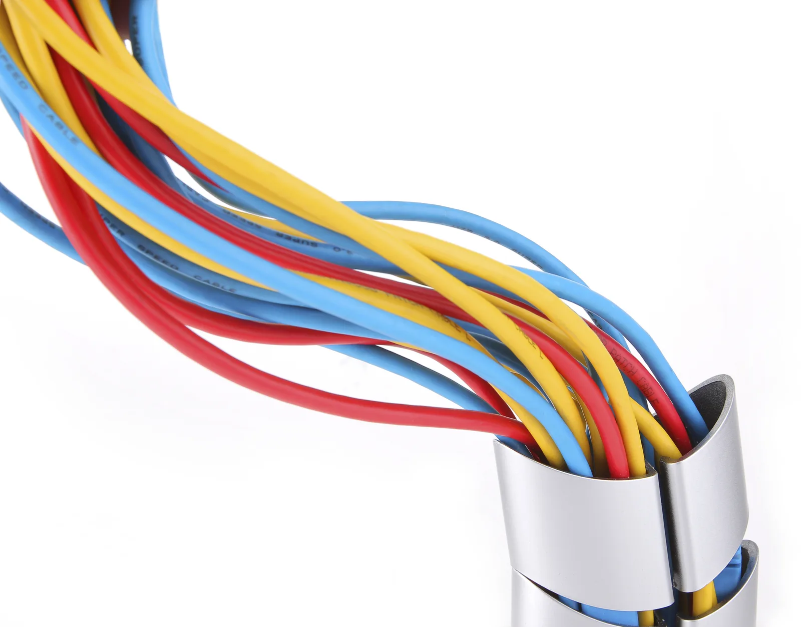 Equip Doppelkanal-Kabelführungsrücken - Silber - Kabelmuffe - Tisch/Bank - ABS Synthetik - Silber, Ansicht 3