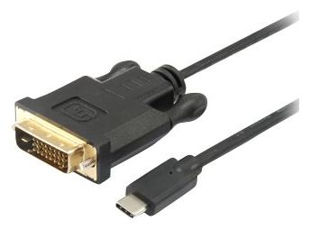Equip Externer Videoadapter - USB-C - DVI - Schwarz von LumaTech