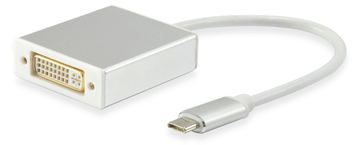 Equip Externer Videoadapter - USB-C - DVI - Weiß von LumaTech