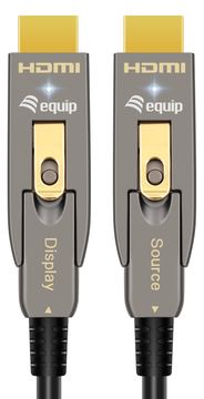 Equip Hdmi HS Ethernet 2.0 D/A D-AOC 4K/60Hz grau - Kabel - Digital/Display/Video von LumaTech