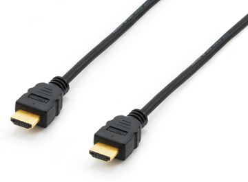 Equip Highspeed - HDMI-Kabel mit Ethernet - HDMI männlich zu HDMI männlich - 1.8 m - Schwarz - Support von 4K 30 Hz von LumaTech