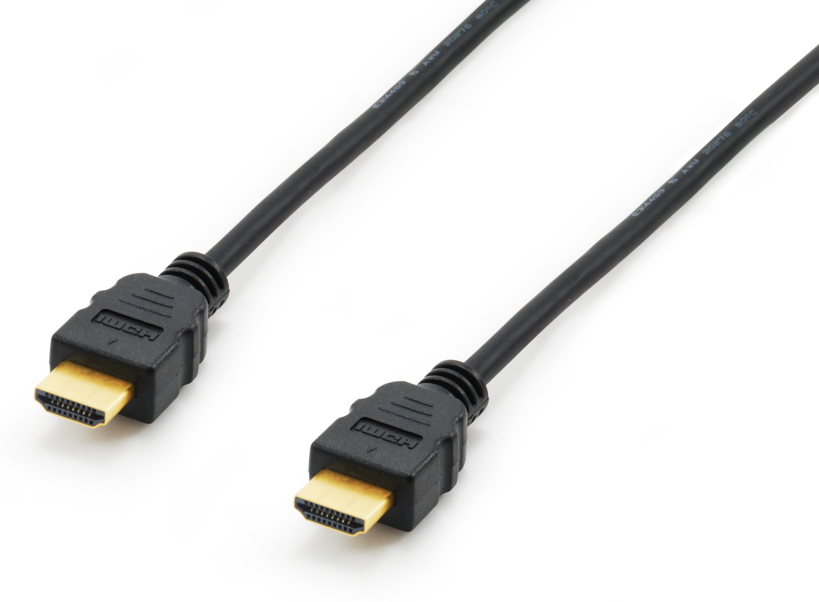 Equip Highspeed - HDMI-Kabel mit Ethernet - HDMI männlich zu HDMI männlich - 1.8 m - Schwarz - Support von 4K 30 Hz