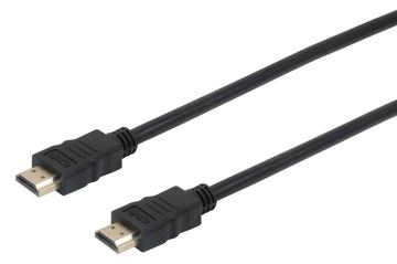 Equip Highspeed - HDMI-Kabel mit Ethernet - HDMI männlich zu HDMI männlich - 1.8 m - Schwarz - Support von 4K 60 Hz von LumaTech