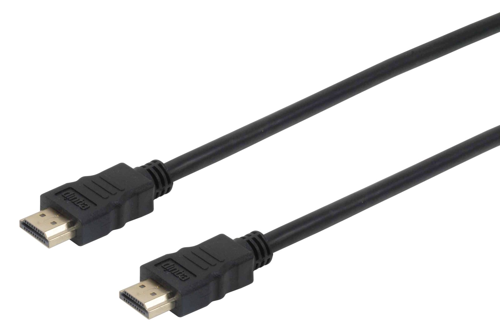 Equip Highspeed - HDMI-Kabel mit Ethernet - HDMI männlich zu HDMI männlich - 1.8 m - Schwarz - Support von 4K 60 Hz