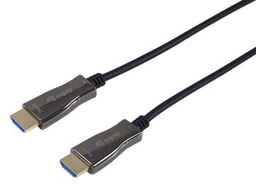Equip Highspeed - HDMI-Kabel mit Ethernet - HDMI männlich zu HDMI männlich - 100 m - 4K Unterstützung, HAOC-Kabel von LumaTech