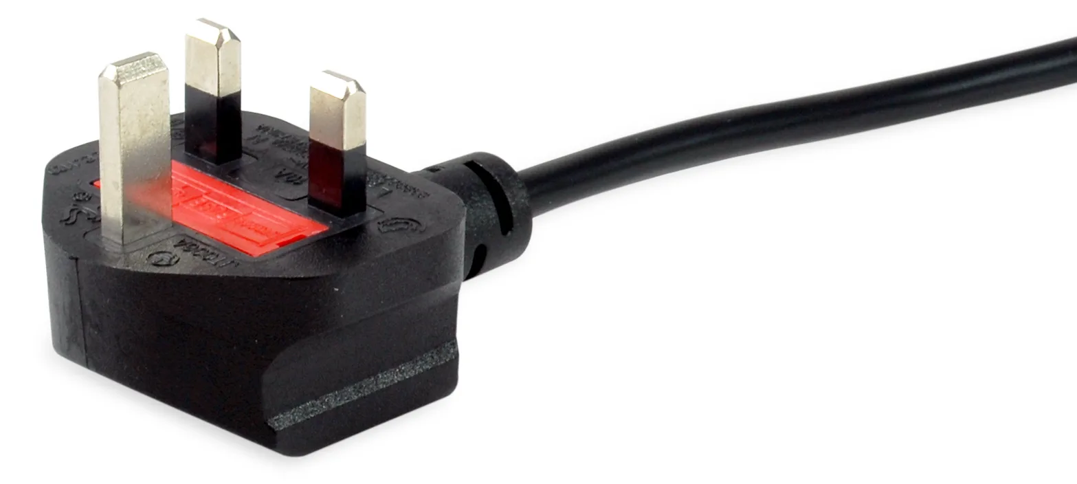 Equip IEC-Stromkabel UK-BS1363 -> C13 St/Bu schwarz - Strom/Netzteil - 5 m, Ansicht 2