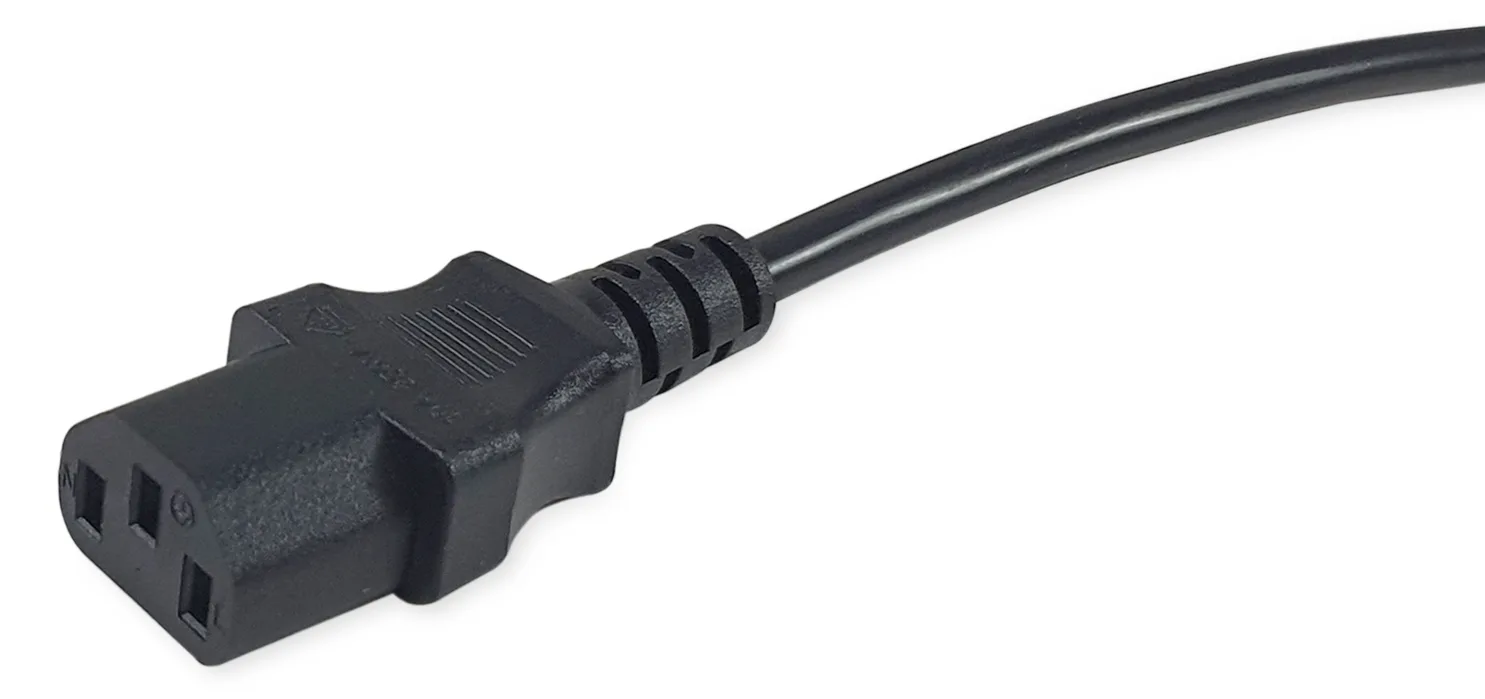 Equip IEC-Stromkabel UK-BS1363 -> C13 St/Bu schwarz - Strom/Netzteil - 5 m, Ansicht 3