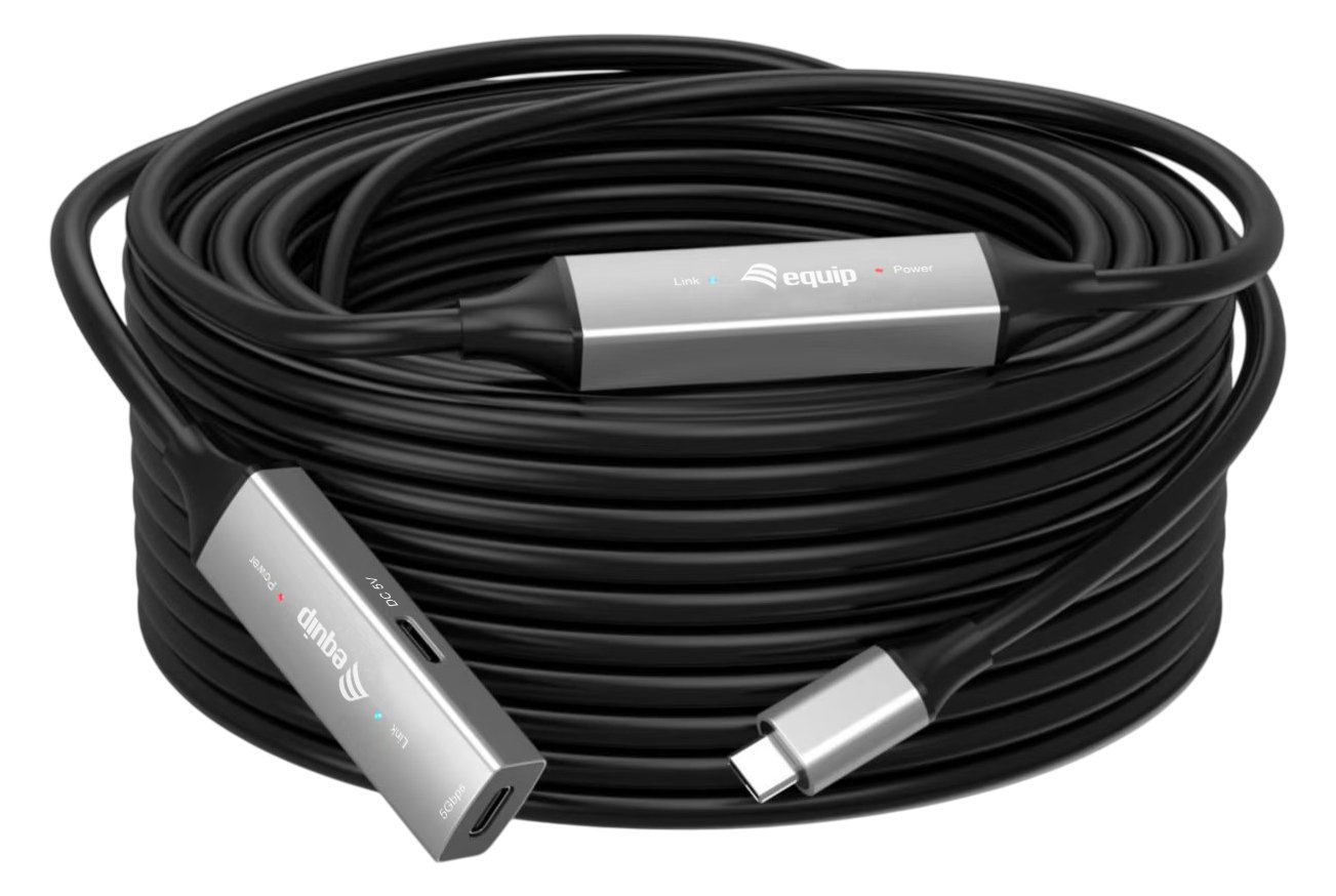 Equip Kabel Usb-C3.2->C Gen1 Akt.Erweit.St/Bu schwarz - Kabel - Digital/Daten von LumaTech