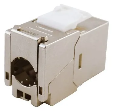 Equip Keystone Jack geschirmt Cat6A LSA schlank wzf.8Stk sil, Ansicht 3