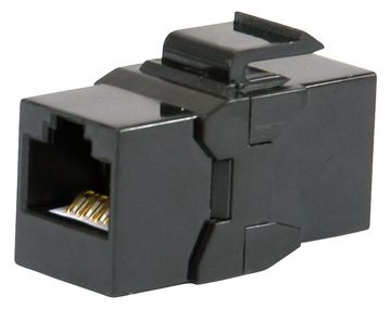 Equip Keystone-Koppler ungeschirmt Cat6A 2xRJ45 8Stk sw von LumaTech