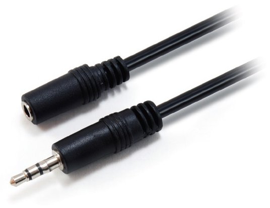 Equip Life - Audiokabel - mini-phone stereo 3.5 mm weiblich zu mini-phone stereo 3.5 mm männlich von LumaTech