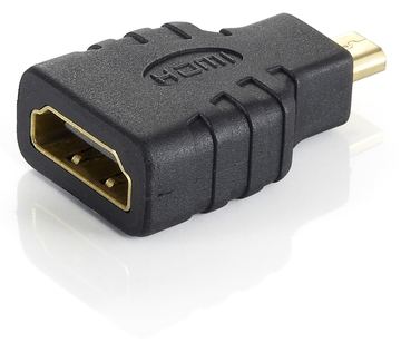 Equip Life - HDMI-Adapter - HDMI weiblich zu 19 pin micro HDMI Type D männlich von LumaTech