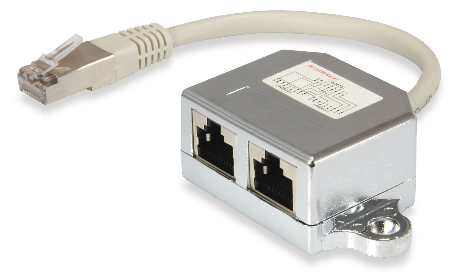Equip Life - Netzwerk-Splitter - RJ-45 (W) zu RJ-45 (M)