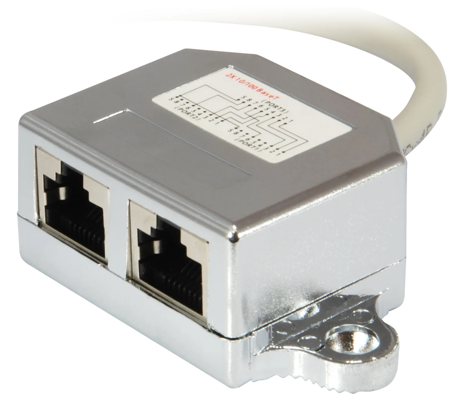 Equip Life - Netzwerk-Splitter - RJ-45 (W) zu RJ-45 (M), Ansicht 2