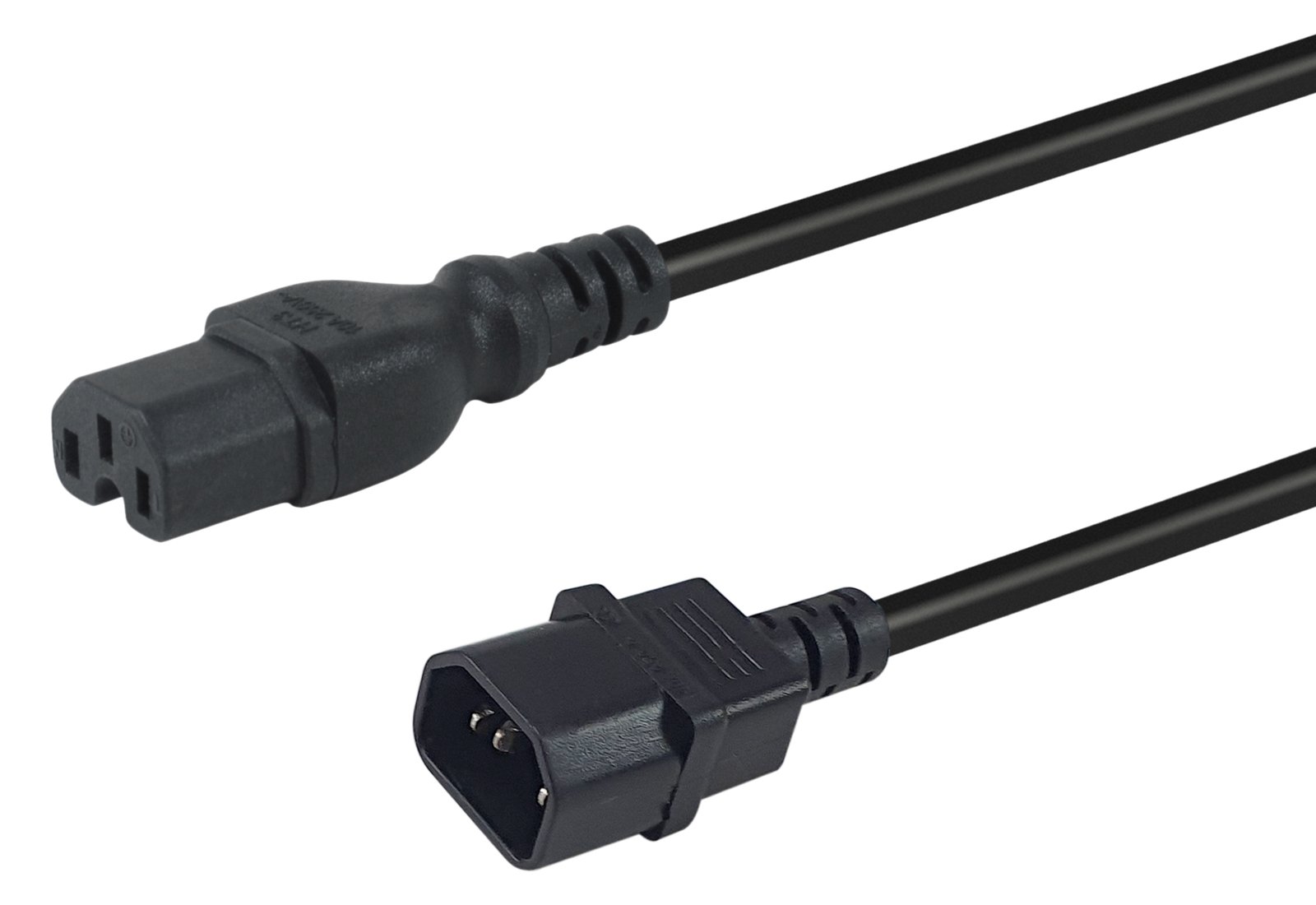 Equip Netzkabel Anschl. C14 -> C15 schwarz - Strom/Netzteil