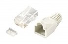 Equip Netzwerkanschluss - RJ-45 (M) - ungeschirmt - CAT 6 - geschirmt (Packung mit 100)