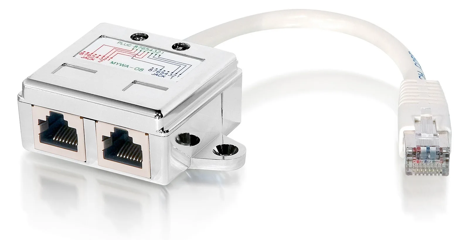 Equip Netzwerk-Splitter - RJ-45 (M) zu RJ-45 (W), Ansicht 2