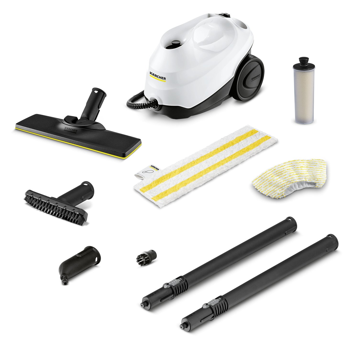 Kärcher Sc 3 EasyFix Zylinder-Dampfreiniger 0.5 l 1900 W Schwarz