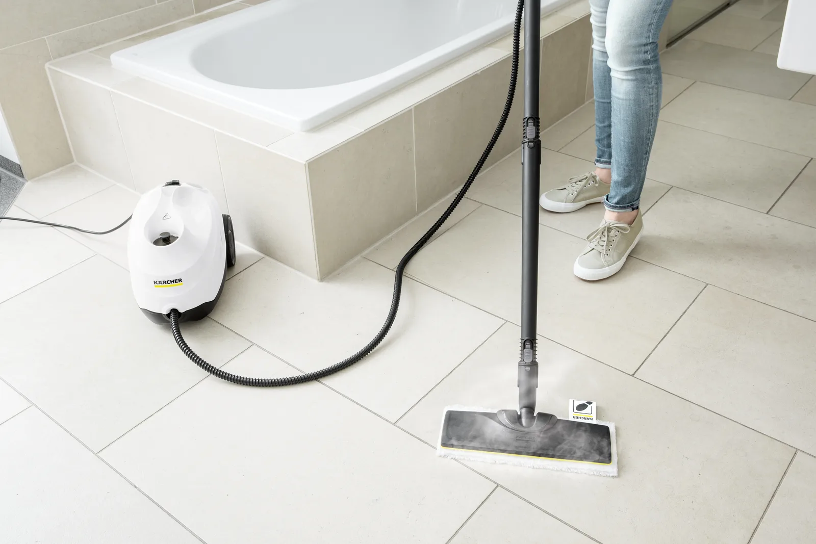 Kärcher Sc 3 EasyFix Zylinder-Dampfreiniger 0.5 l 1900 W Schwarz, Ansicht 4