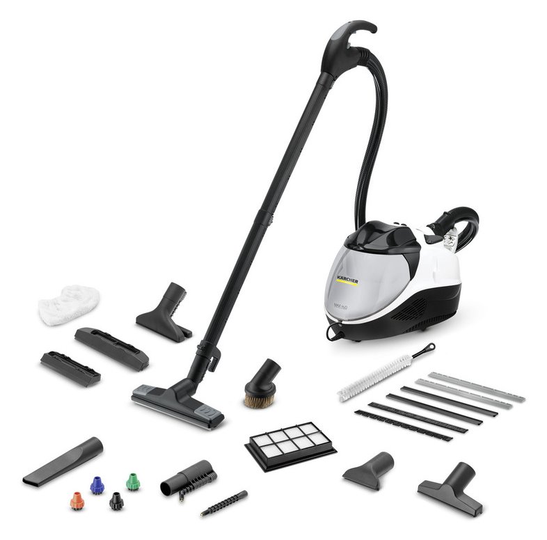 Kärcher SV 7 - Zylinder-Dampfreiniger - 0,5 l - Schwarz - Grau - Weiß - Tasten - Fixed - 50 cm