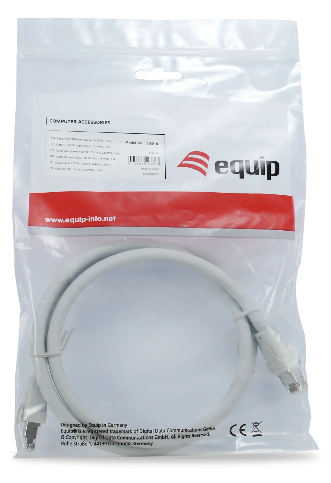 Equip Patch-Kabel - RJ-45 (M) zu RJ-45 (M), Ansicht 3