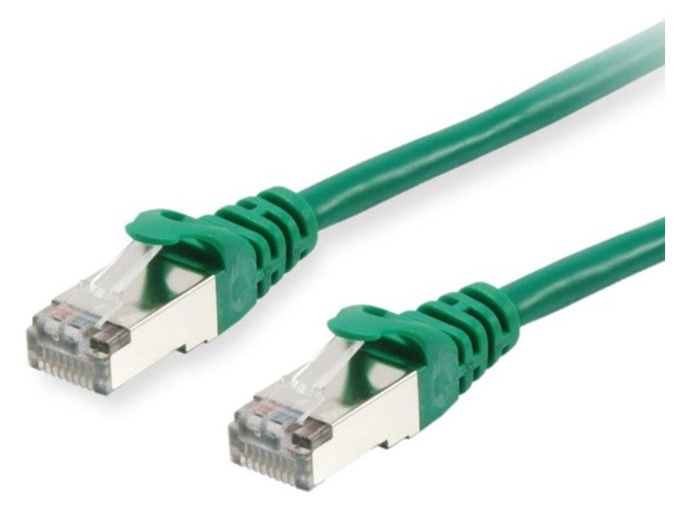 Equip Patchkabel Cat6A S/FTP 2xRJ45 grün LSZH Polybeutel - Kabel - Netzwerk