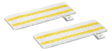 Kärcher Universal floor cloth set EasyFix - Einmal-Wischtusch - Weiß - Gelb - 2 Stück(e) - 115 mm - 345 mm - 10 mm von LumaTech