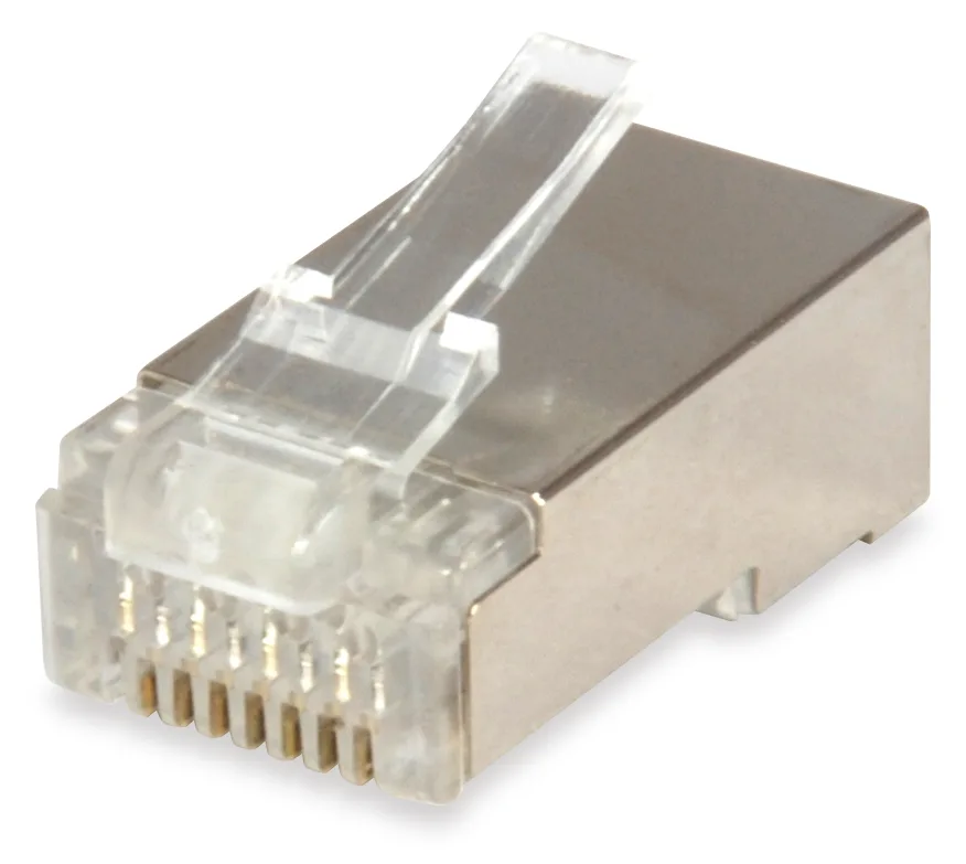 Equip Pro - Netzwerkanschluss - RJ-45 (M) - abgeschirmt - CAT 6 - durchsichtig (Packung mit 100), Ansicht 4
