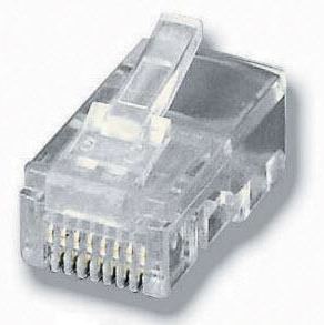 Equip Pro - Netzwerkanschluss - RJ-45 (M) - ungeschirmt - CAT 6 (Packung mit 100) von LumaTech