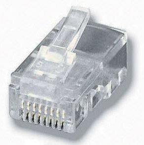 Equip Pro - Netzwerkanschluss - RJ-45 (M) - ungeschirmt - CAT 6 (Packung mit 100)