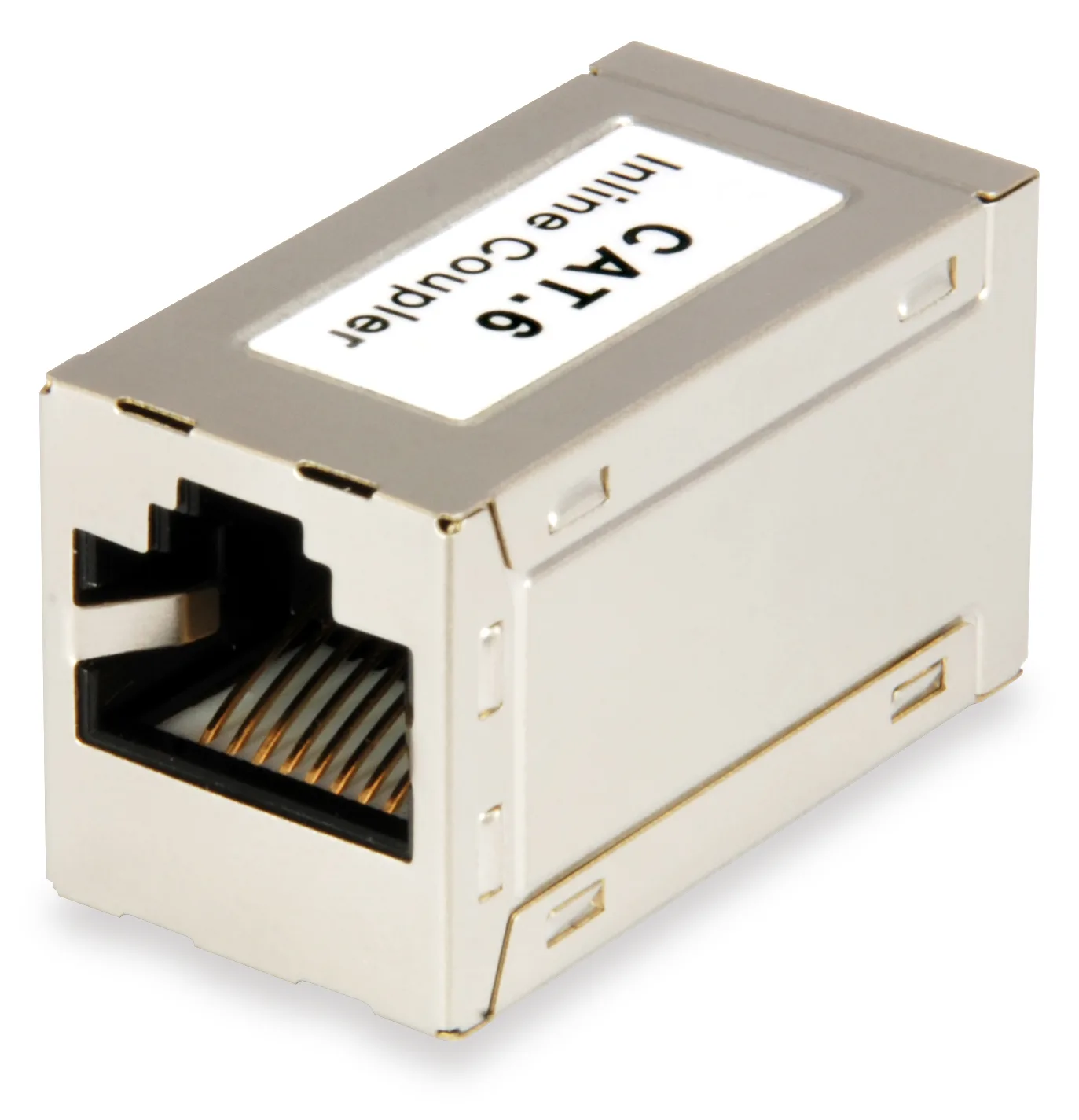 Equip Pro - Netzwerkkoppler - RJ-45 (W) zu RJ-45 (W) - Silber, Ansicht 2
