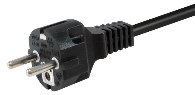 Equip Stromkabel CEE 7/7->CEE 7/3 St/Bu schwarz - Strom/Netzteil, Ansicht 4