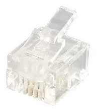 Equip Telefonanschluss - RJ-12 (M) - ungeschirmt (Packung mit 100), Ansicht 2